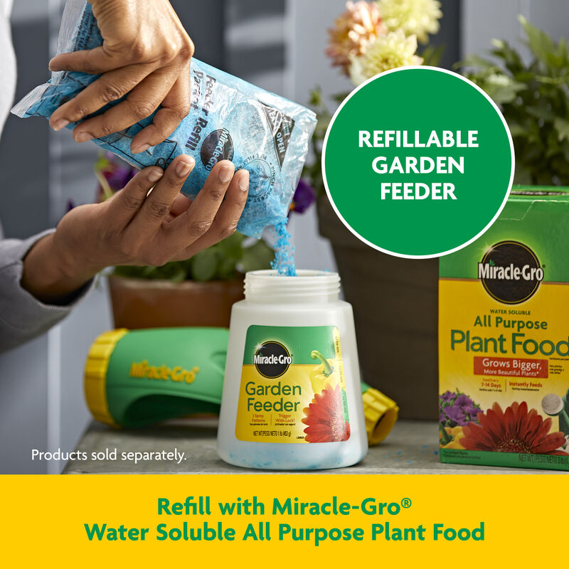 Miracle-Gro® Water Soluble All Purpose Plant Food and Garden Feeder Bundle image number null